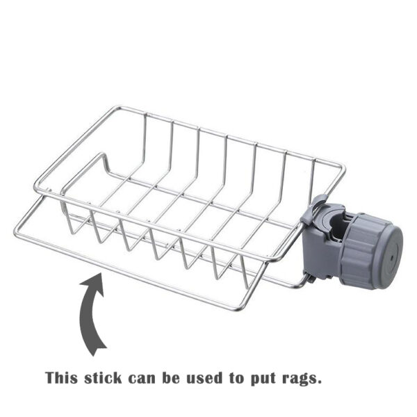Stainless steel shelf for faucet - Image 3