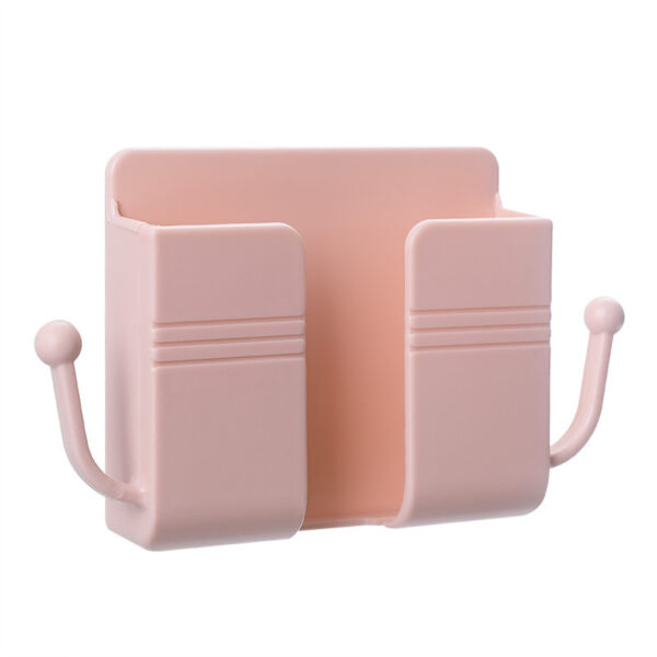 Paste-type mobile phone bracket storage box