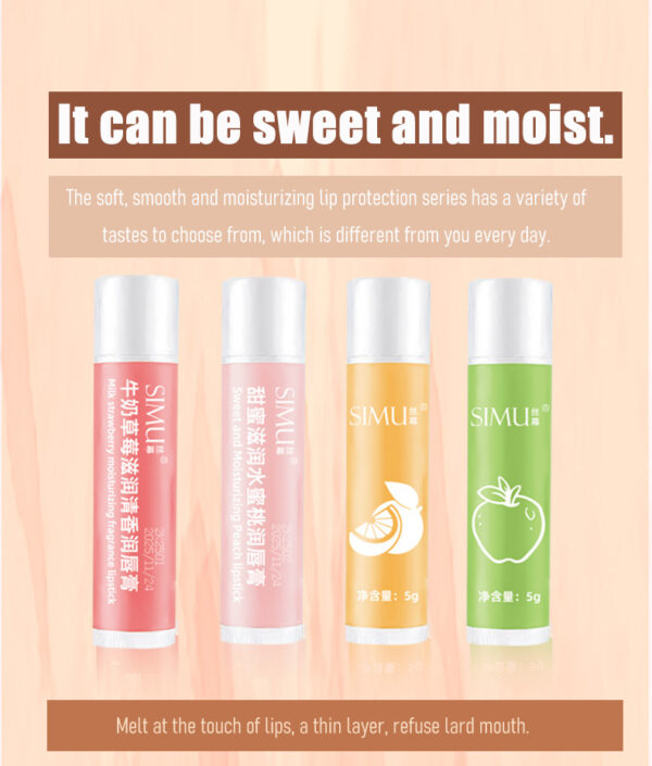 Lipstick for preventing chapping and removing dead skin
