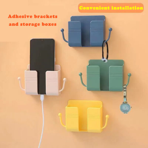 Paste-type mobile phone bracket storage box - Image 2