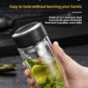 Double-glazed explosion-proof glass