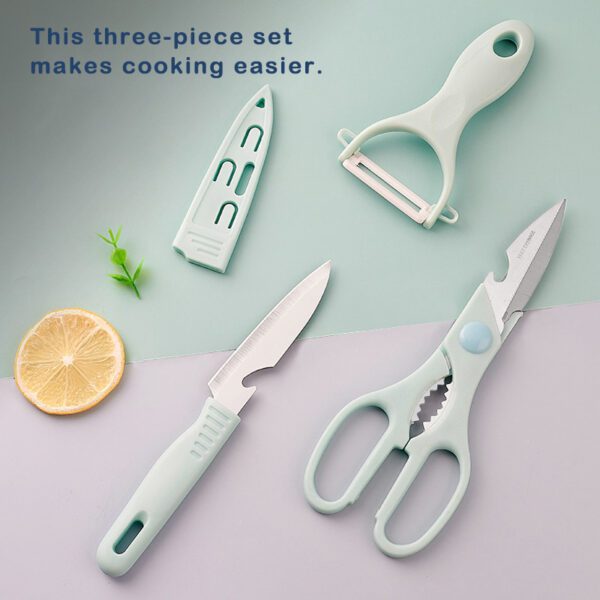 Three-piece set of peeling scissors for kitchen - Image 2