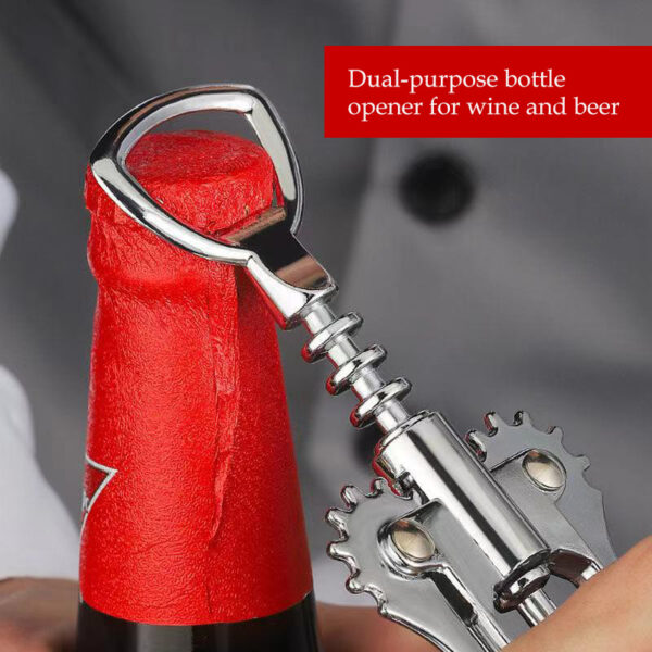 Red wine bottle opener - Image 3