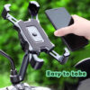 Handlebar type riding mobile phone bracket - Image 3