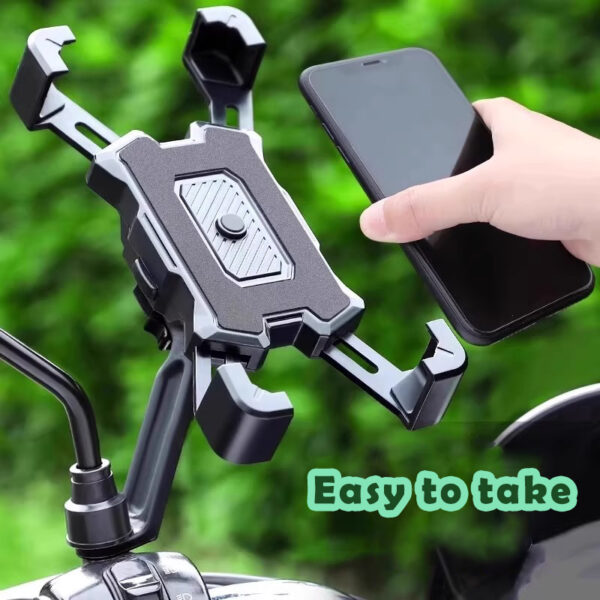 Handlebar type riding mobile phone bracket - Image 3