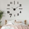 Wall mounted clock
