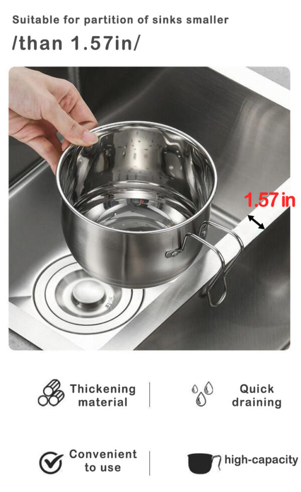 Stainless steel sink - Image 4
