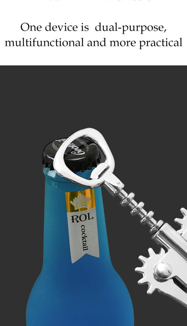 Red wine bottle opener - Image 5