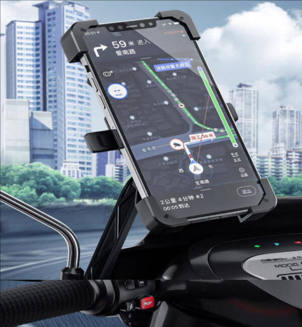 Handlebar type riding mobile phone bracket - Image 4